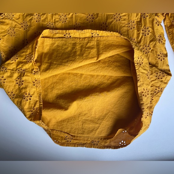 J. Crew Embroidered Blouse - Flowers & Ruffles - Size Medium - Picture 8 of 11